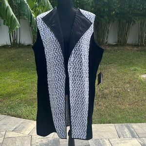 Laura-Fisher-Bonvallet custom made silk blend long vest